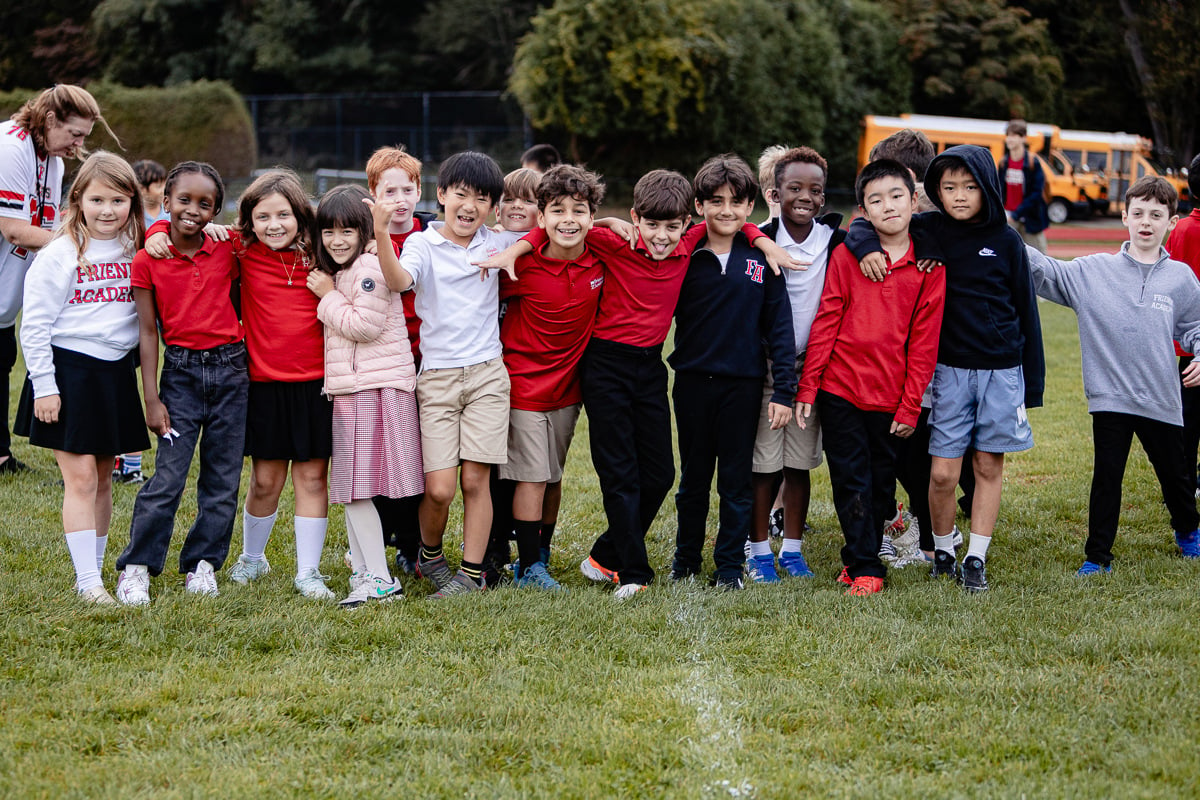 Lower schoolers at the Peace Vigil